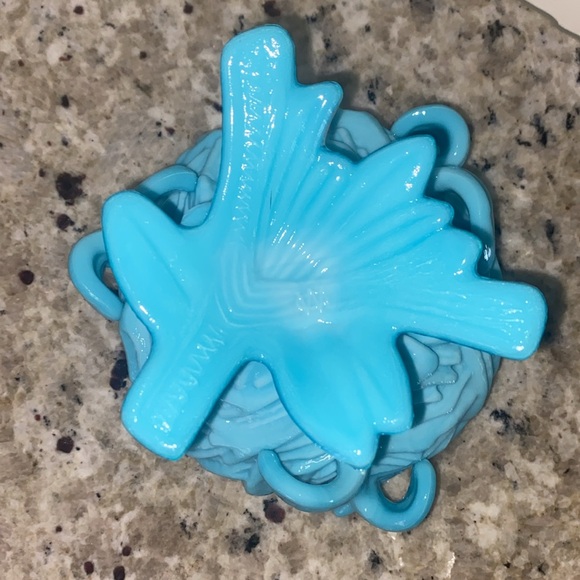 Vintage Westmoreland Handmade Milk Glass Lidded Dish Blue Nesting Bird 1890-1930 - Picture 12 of 16